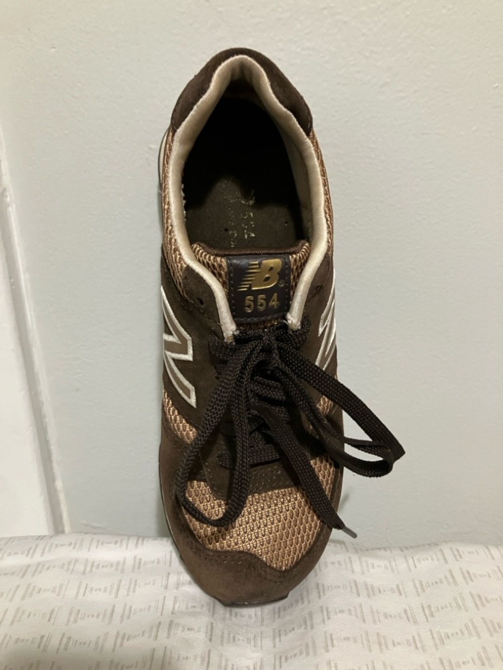 New Balance Brown Suede & Mesh Sneakers Vintage 2000s - Picture 7 of 10